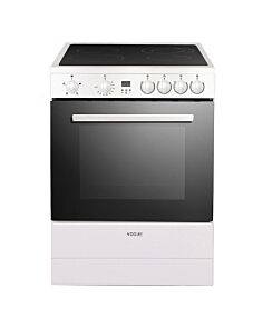 Freestanding Oven 60cm with Ceramic Cooktop - White