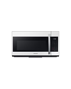 Bespoke Smart 1.9 cu. ft. Over-the-Range Microwave with Sensor Cook in White Glass