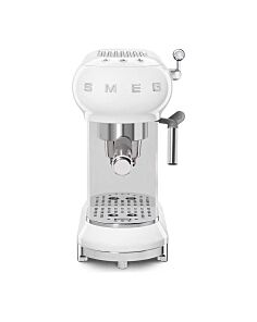 ECF01 50's Style Retro Espresso Coffee Machine - White